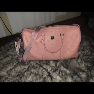 MCM duffle bag (pink leather)